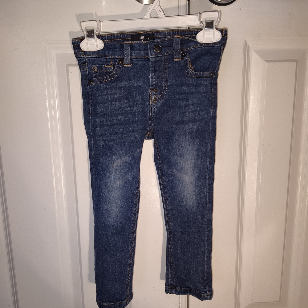7 For All Mankind Toddler Blue Denim Jeans